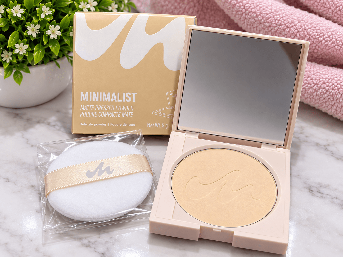 Minimalist Matte Pressed Powder